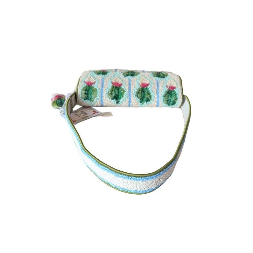 Handcrafted In India Viral Beaded Radish Shoulder Bag with Charm NWT - Picture 9 of 9